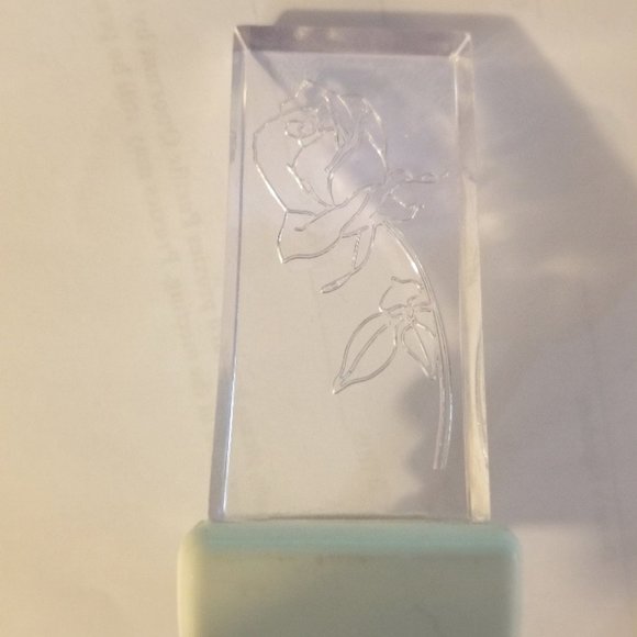 Rose etched plastic night light wall outlet plug-in - Picture 3 of 3